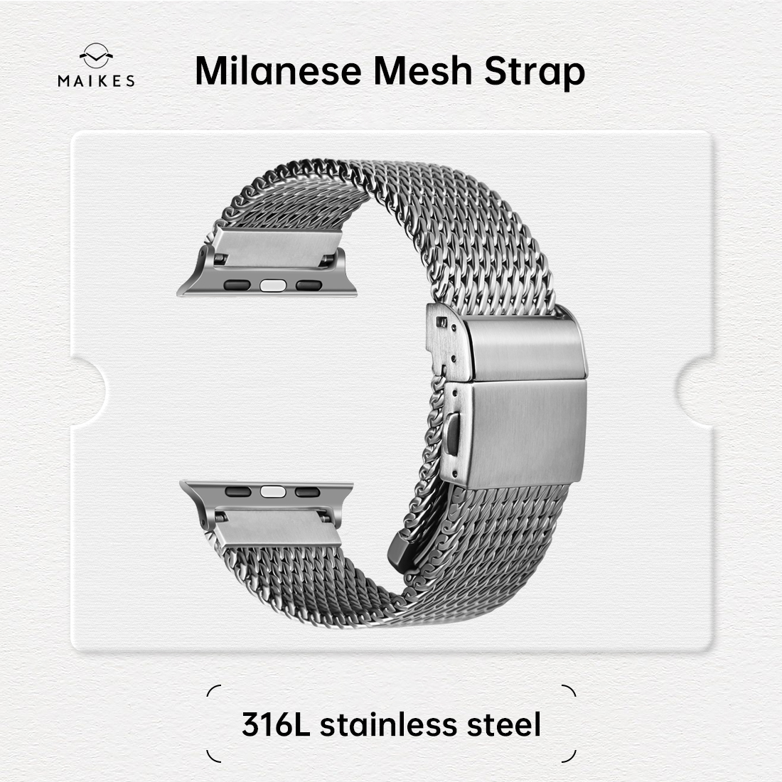 Mesh Coil Strip - Maikes Milanese Mesh Apple Watch Ultra