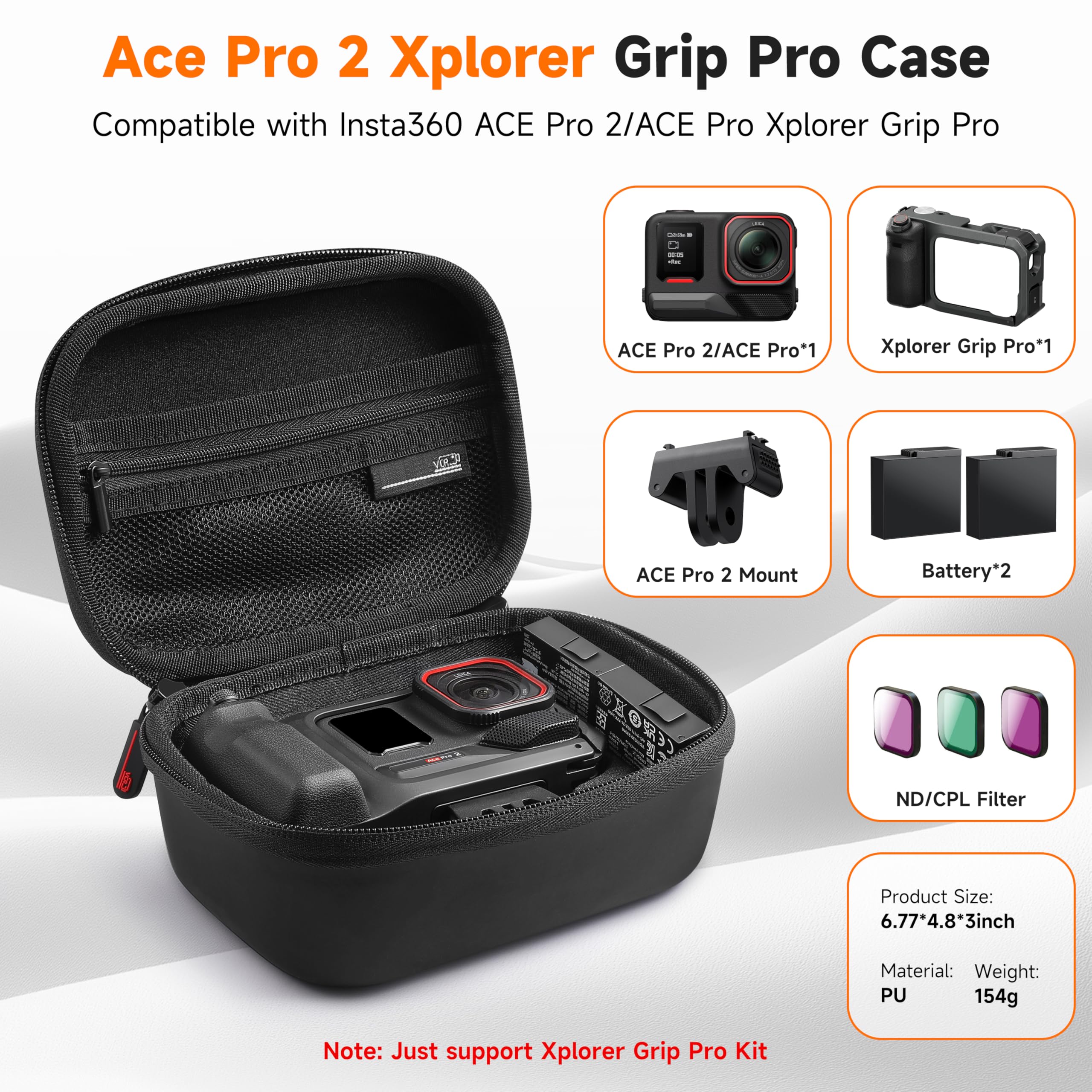 Carrying Case For Insta360 Ace - Battery Case Storage のレビューと価格