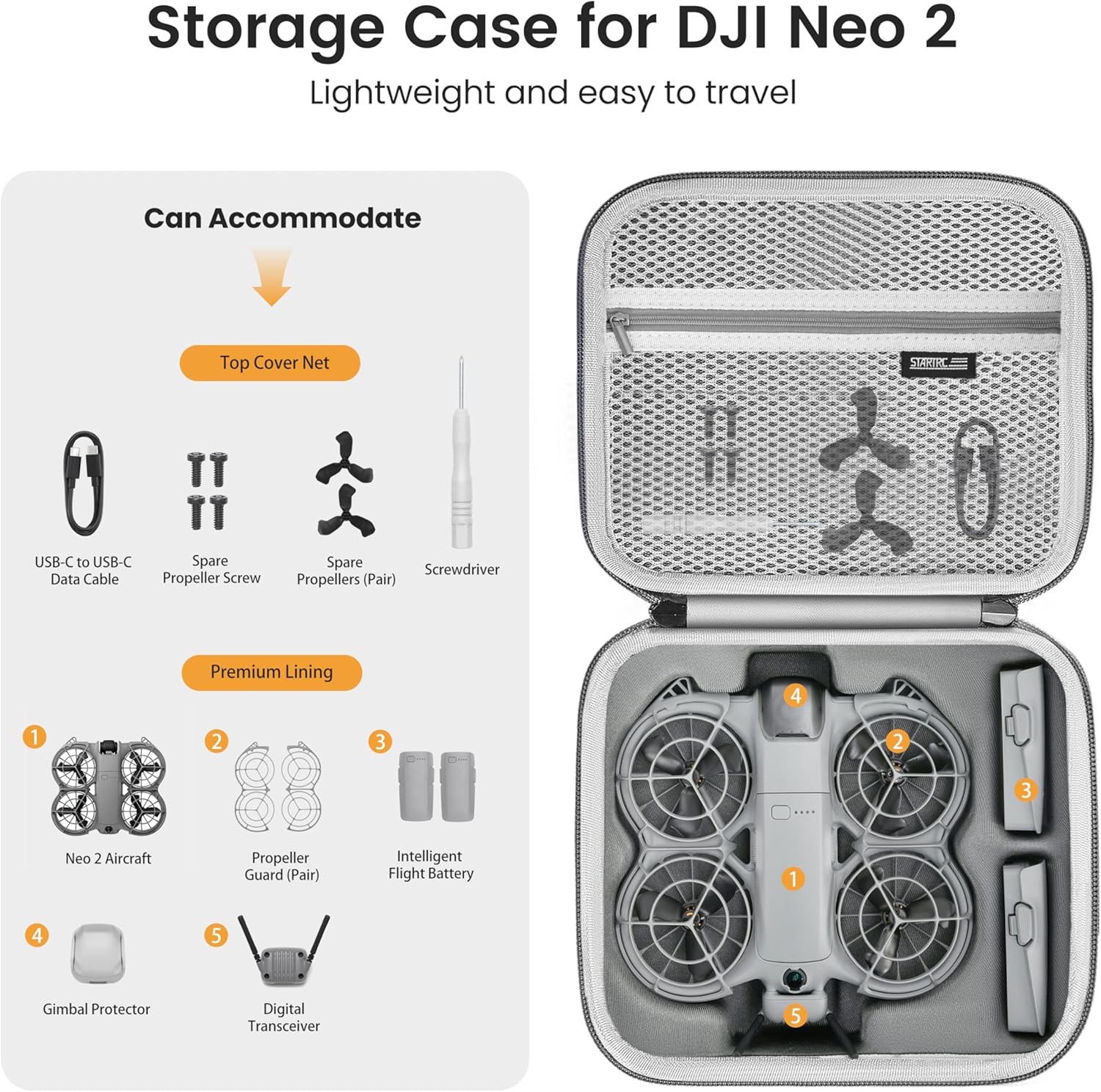 STARTRC Neo 2 Portable PU Shou - Battery Case Storage のレビューと価格