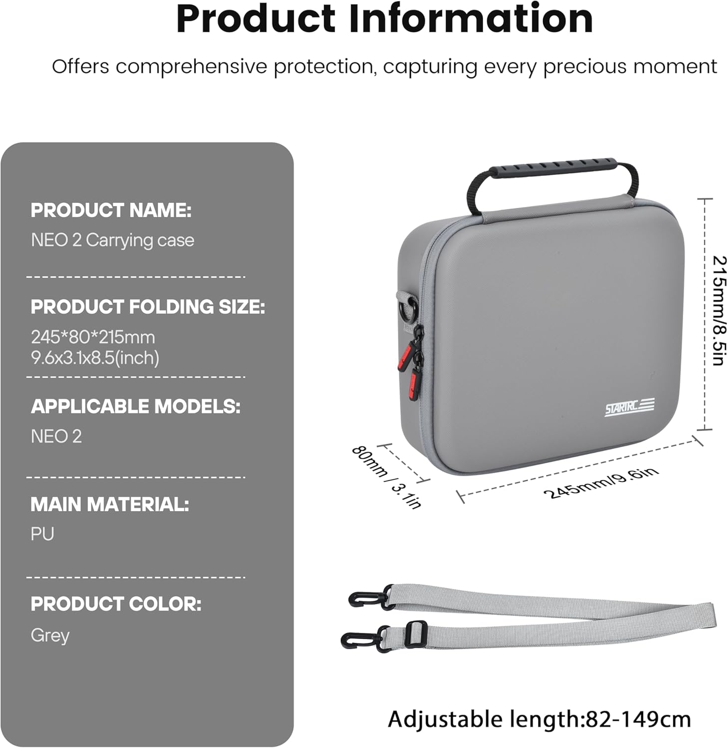 STARTRC Neo 2 Portable PU Shou - Battery Case Storage のレビューと価格