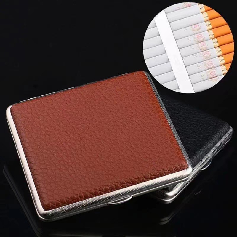 Metal Cigarette Case 20pcs Lea - Smoking & Vaping Accessories のレビューと価格