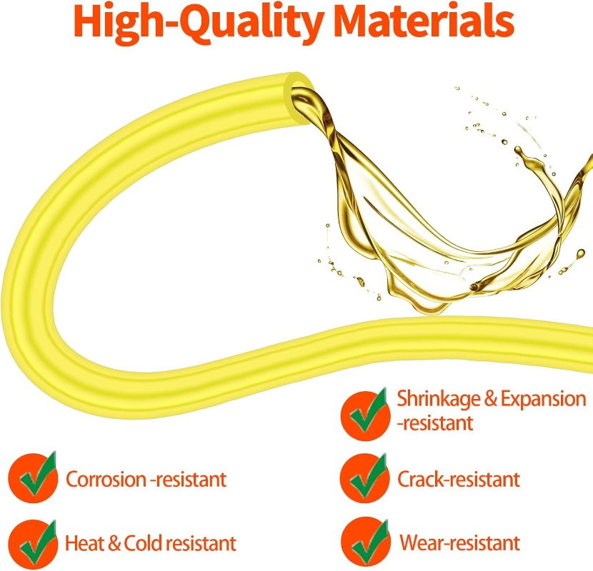 Yellow Fuel Line Hose Set 2x3. - Weed Vaping Accessories のレビューと価格