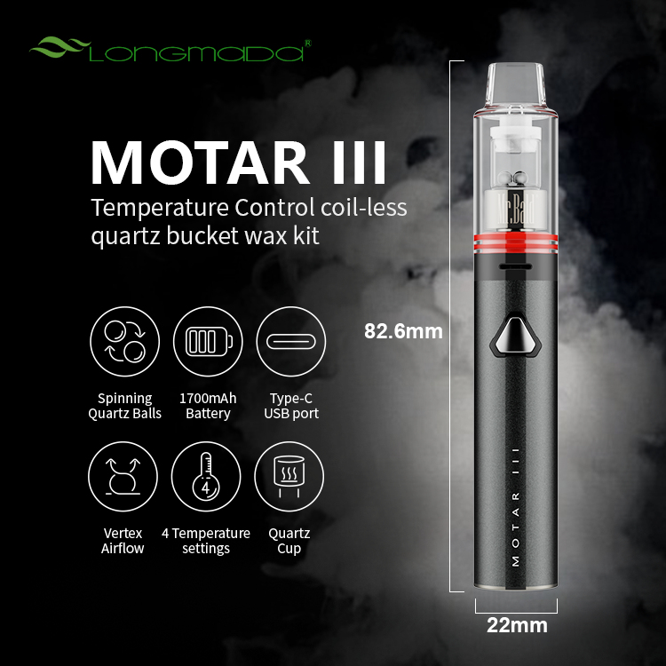 Longmada Motar III 3 Wax Pen K - Dry Herb Vaping Accessories のレビューと価格