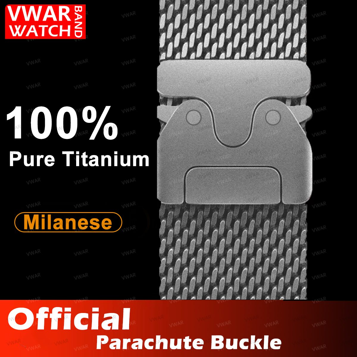 VWAR Titanium Milanese loop fo - Mesh Coil Strip のレビューと価格