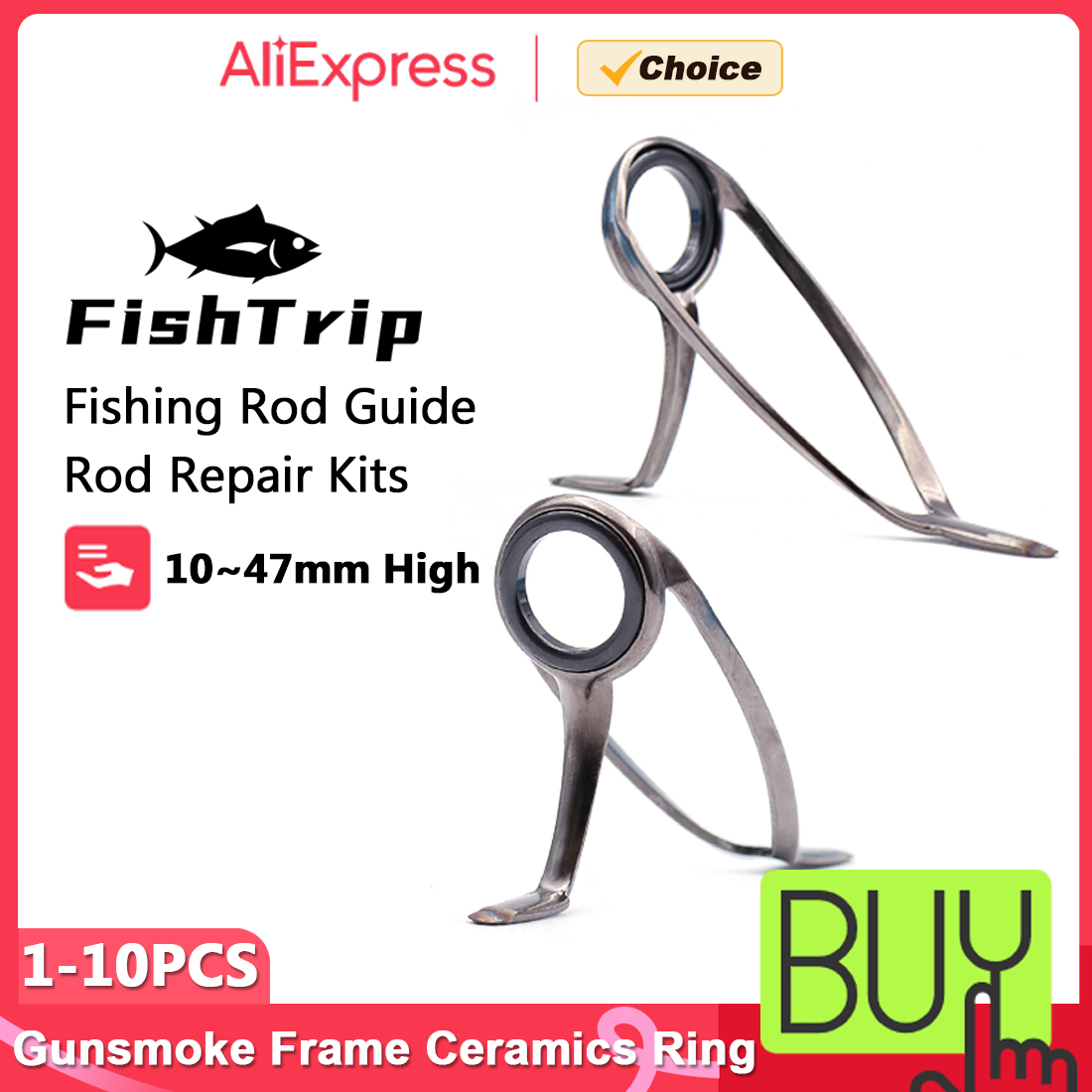 FishTrip Fishing Rod Guides Re - Mesh Coil Strip のレビューと価格