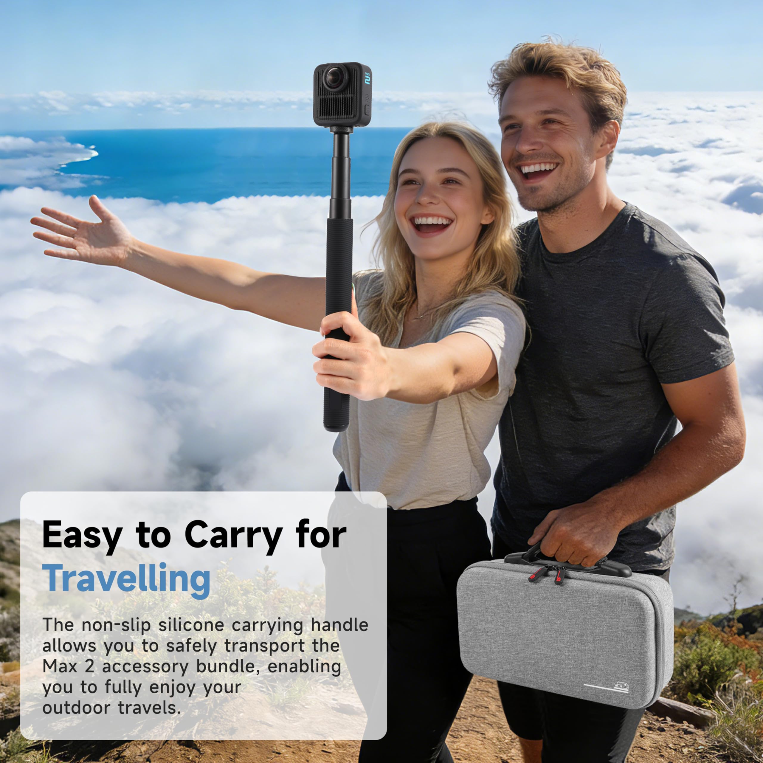 Carrying Case for Gopro Max 2  - Battery Case Storage のレビューと価格