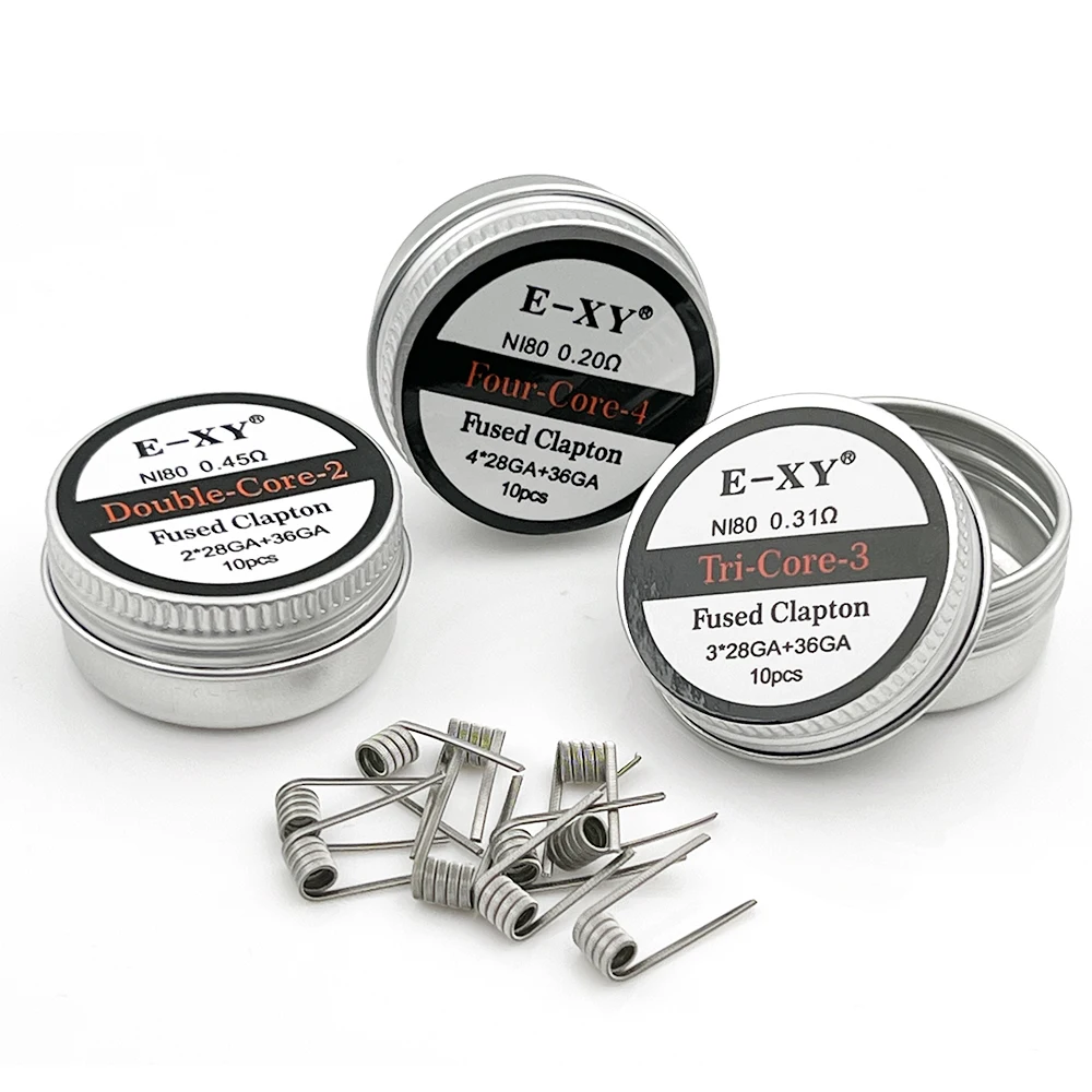 10pcs/box Ni80 Prebuilt Coil 2 - Vape Accessory のレビューと価格