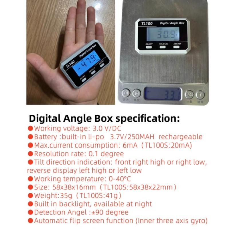 Horizontal Angle Meter Protrac - Battery Case Storage のレビューと価格