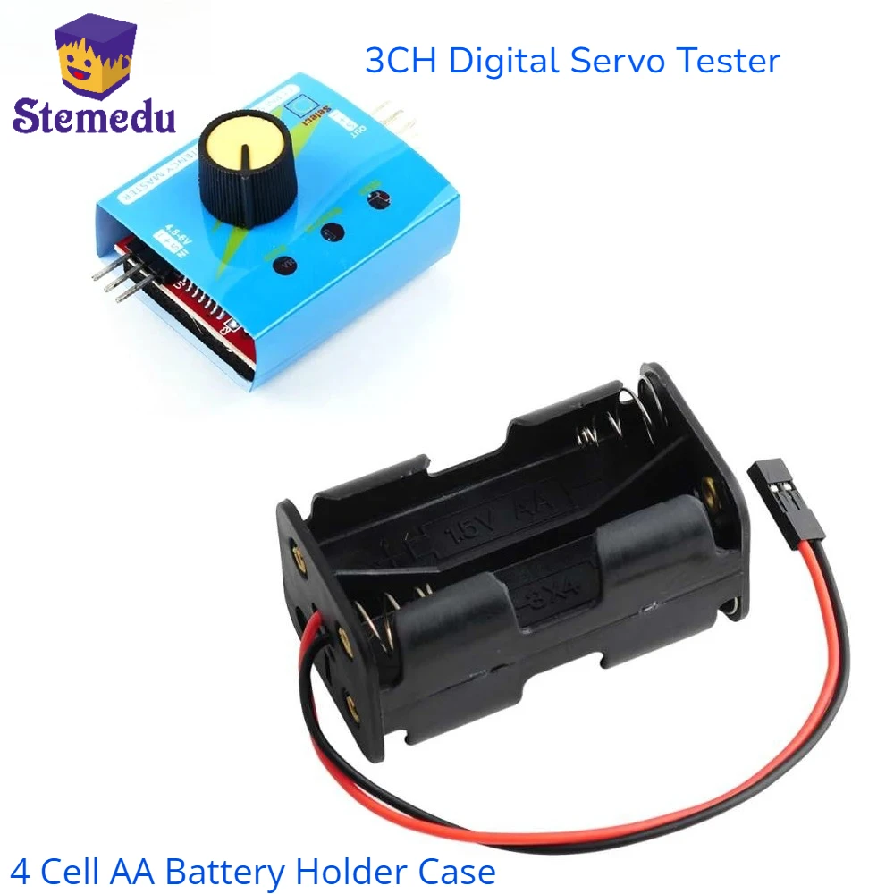 3CH Digital Servo Tester ESC S - Battery Case Storage のレビューと価格