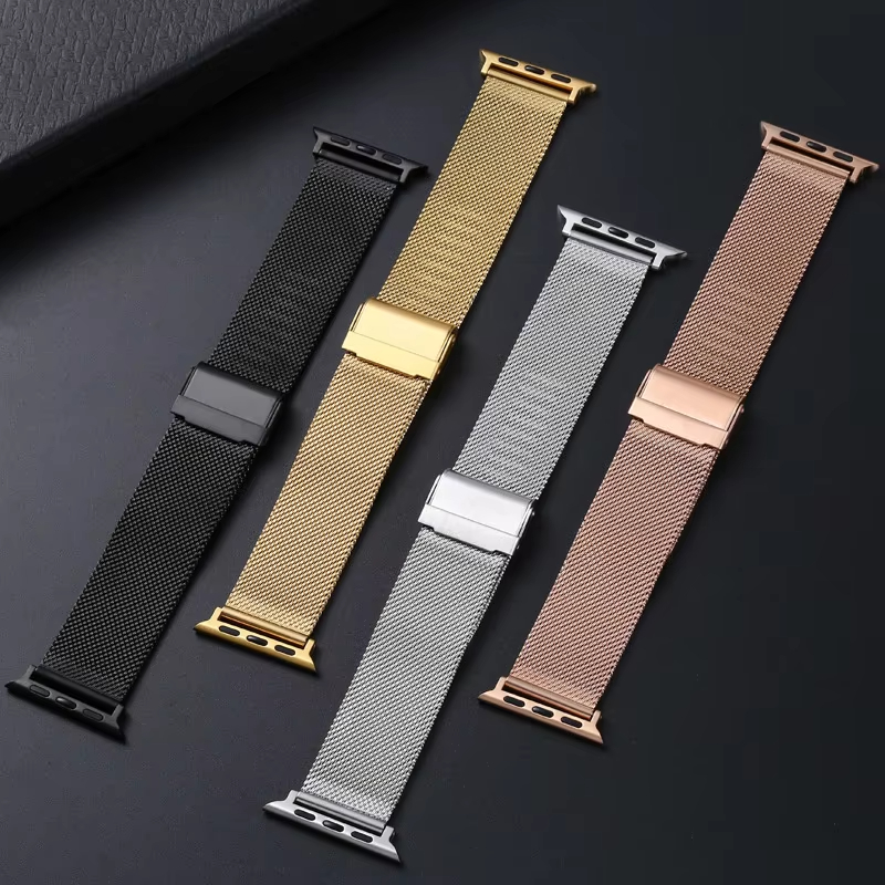 Milanese Loop Band for Apple W - Mesh Coil Strip のレビューと価格