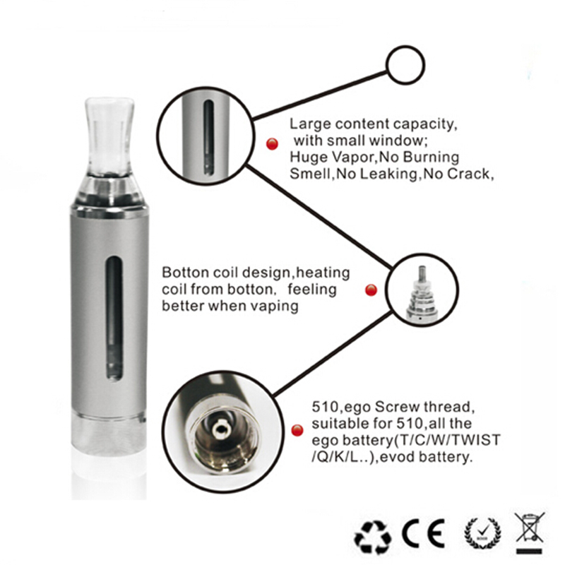 5pcs MT3 2.4ml Atomizer Clearo - Vape Coil Replacement のレビューと価格