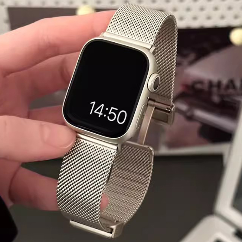 Milanese Strap For Apple Watch - Mesh Coil Strip のレビューと価格