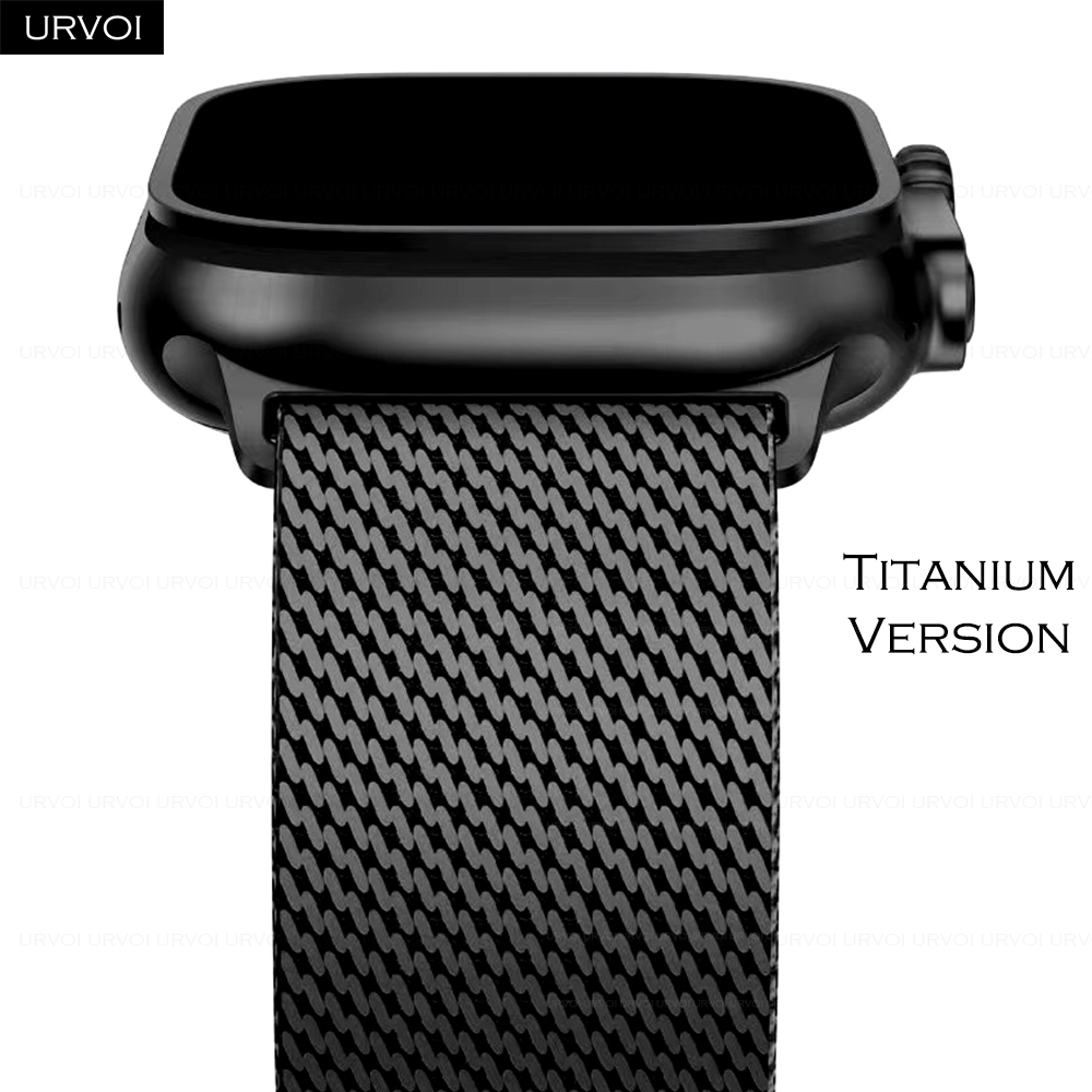 URVOI Titanium Milanese loop f - Mesh Coil Strip のレビューと価格