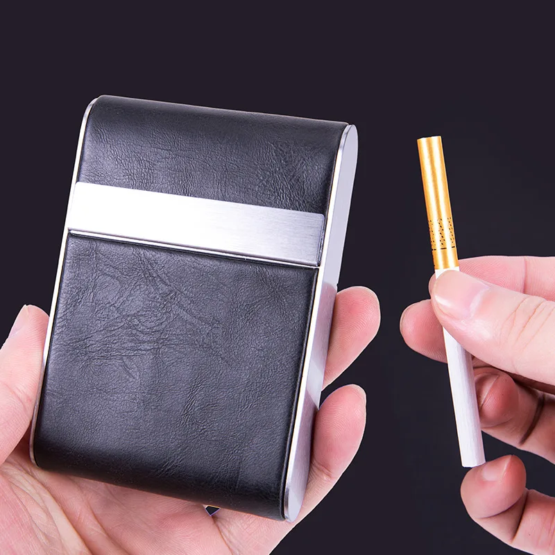 Leather Metal Cigarette Case,  - Smoking & Vaping Accessories のレビューと価格