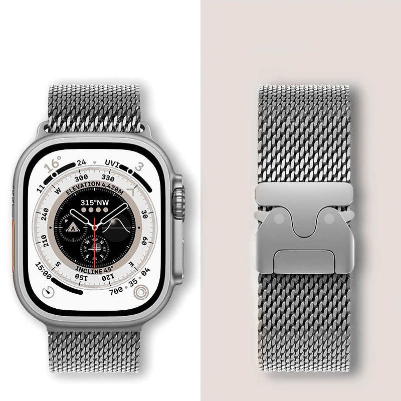 Milanese Loop Band for Apple W - Mesh Coil Strip のレビューと価格